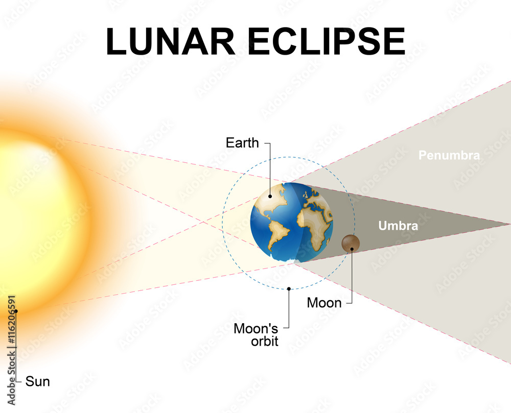 Fototapeta premium Lunar eclipse