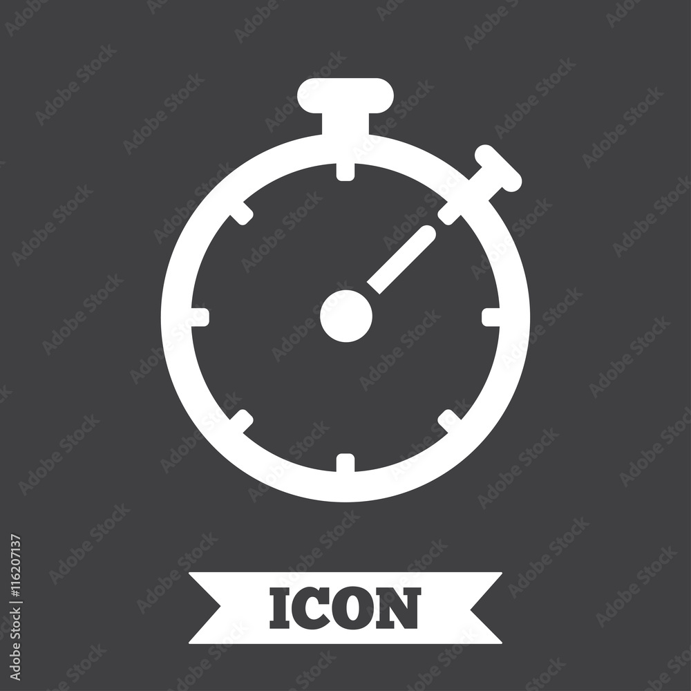 Timer sign icon. Stopwatch symbol. Timer sign icon. Stopwatch symbol.
