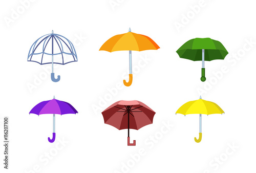 Umbrella vector isolated icon