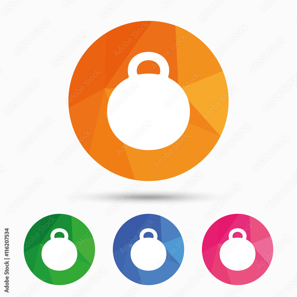 Weight sign icon. Sport symbol. Fitness. Weight sign icon. Sport symbol. Fitness.