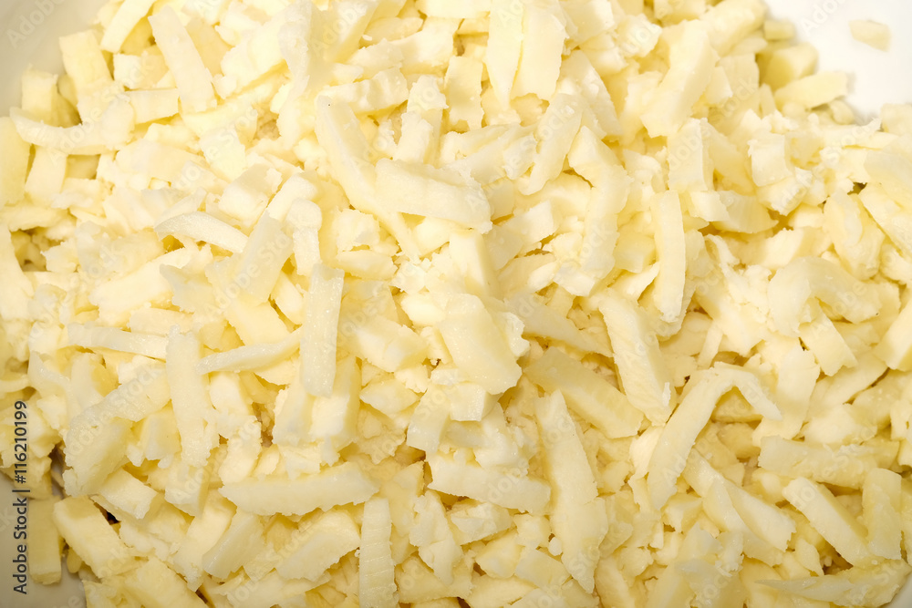 Grated cheese Grated cheese