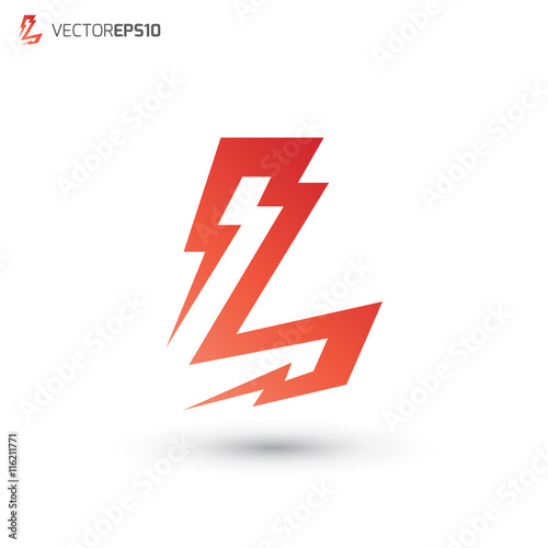 Electric Thunder Letter L Logo Free Download Electric Thunder Letter L Logo - GFXLoad
