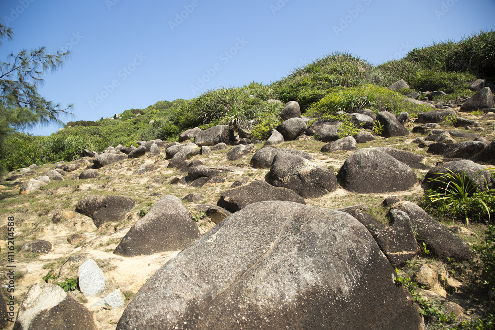 Vietnam Phu yen mountain stones