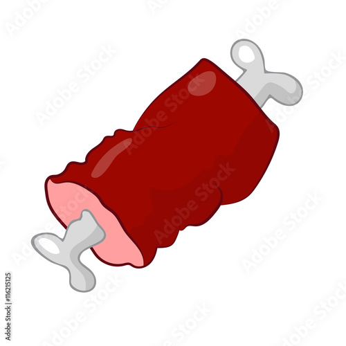 meat isolated illustration