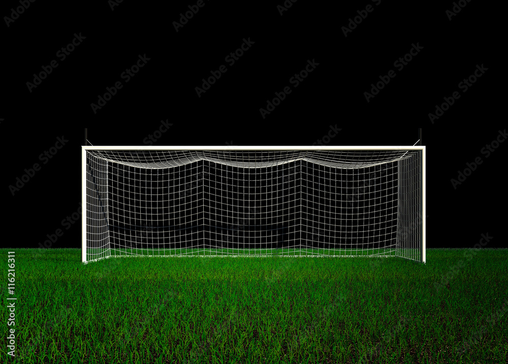 Football Goal 3d rendering on ฺBlack Background
Football Goal 3d rendering on ฺBlack Background