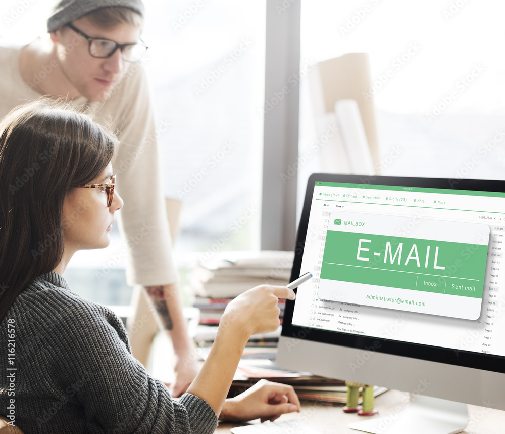 Email Message Digital Electronic Communication Concept Email Message Digital Electronic Communication Concept
