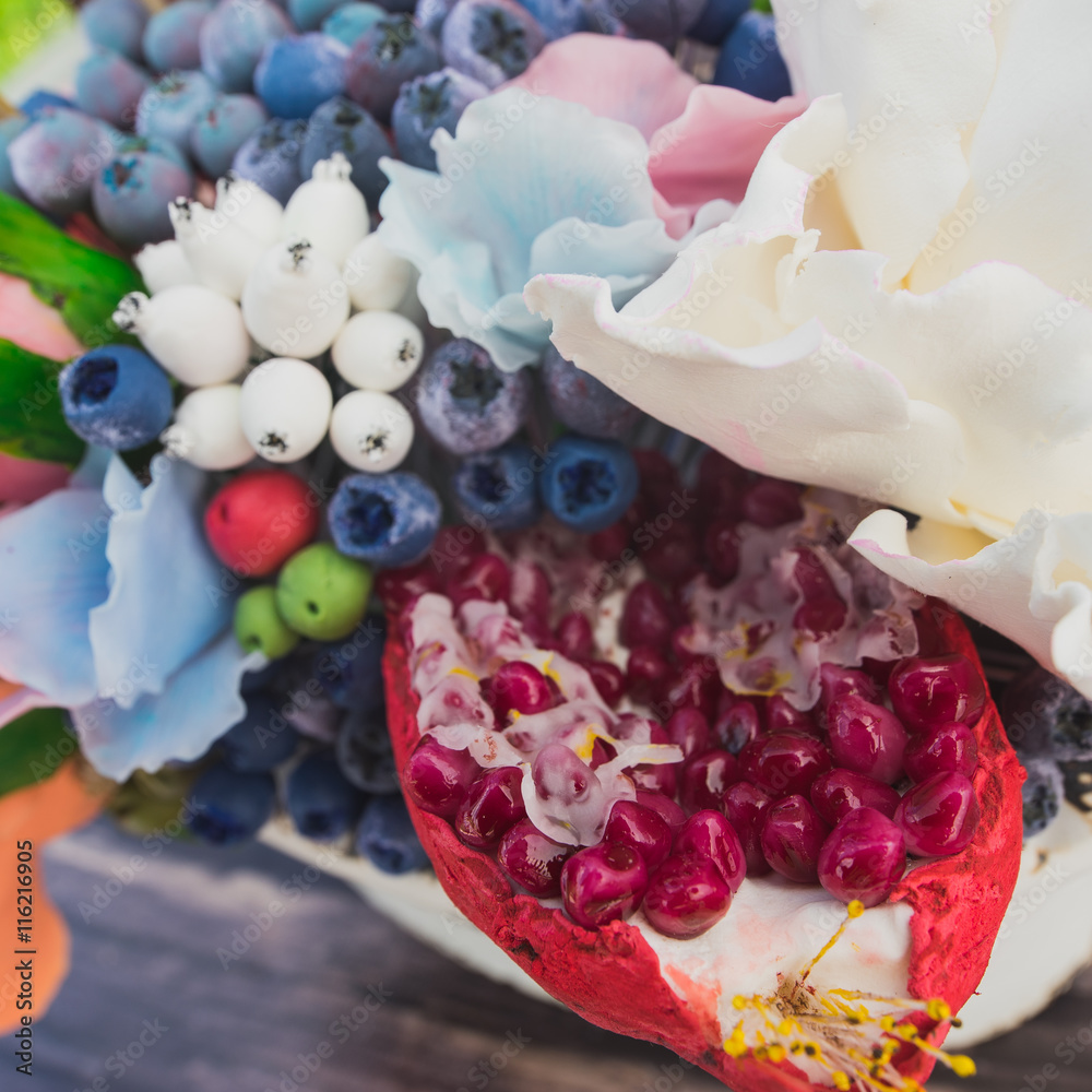 composition of different flowers in a pot composition of different flowers in a pot