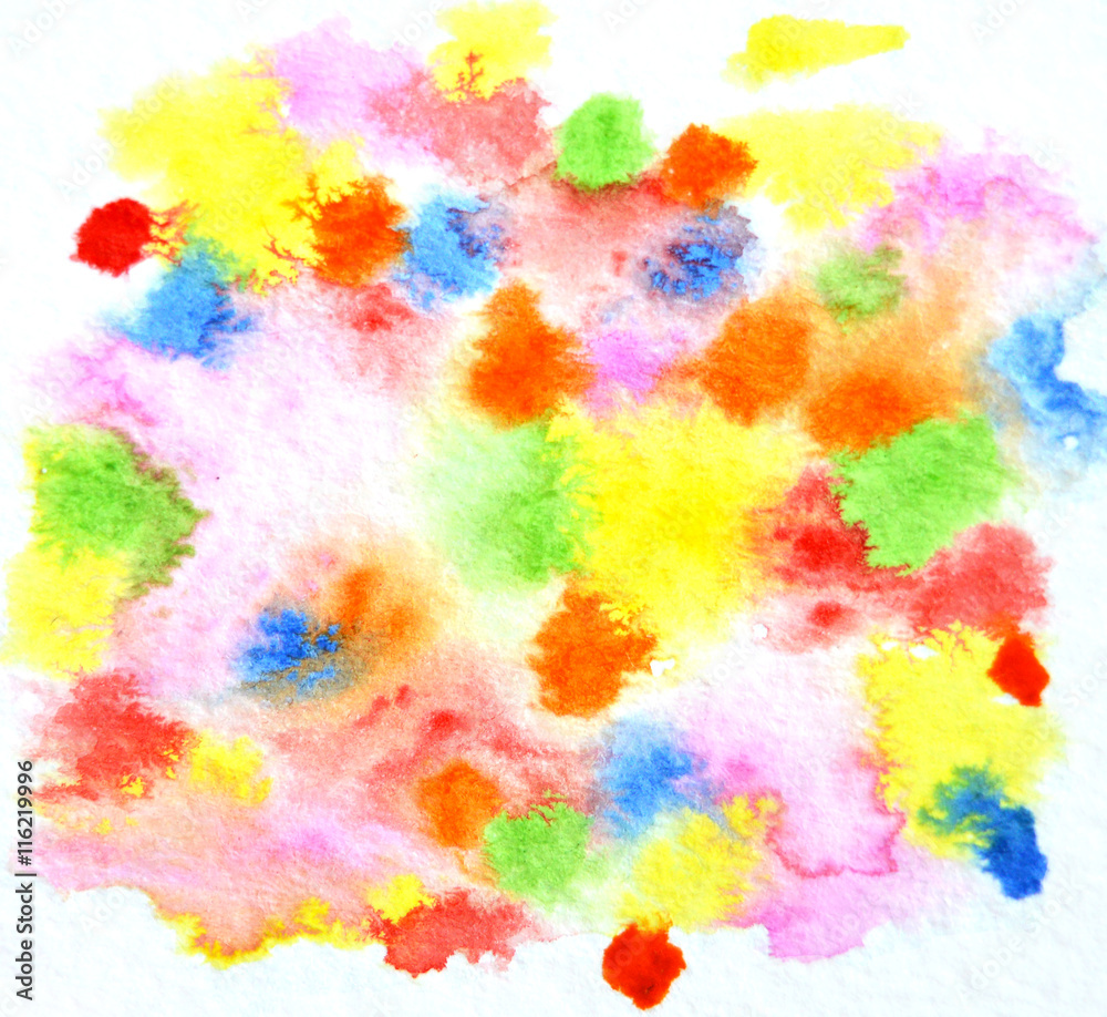 Abstract watercolor colorful background