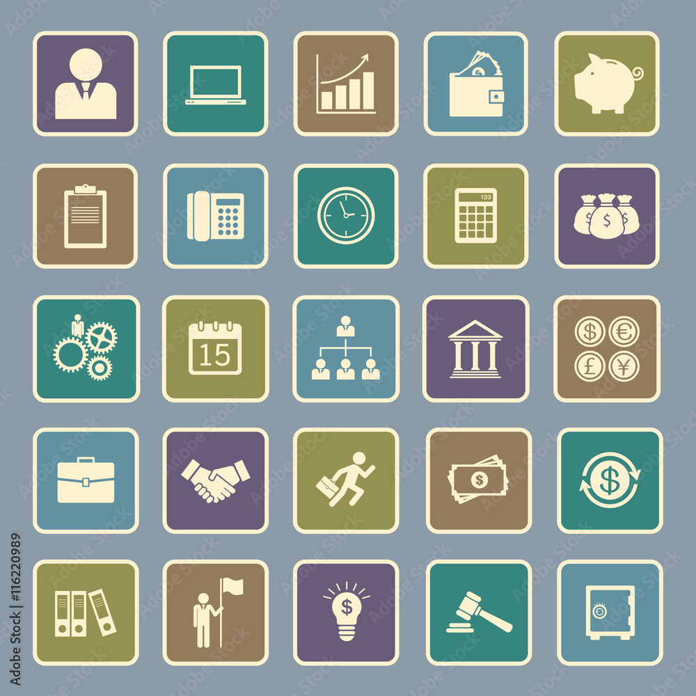 business and finance icon business and finance icon