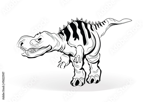 Dinosaur Vector Sketch