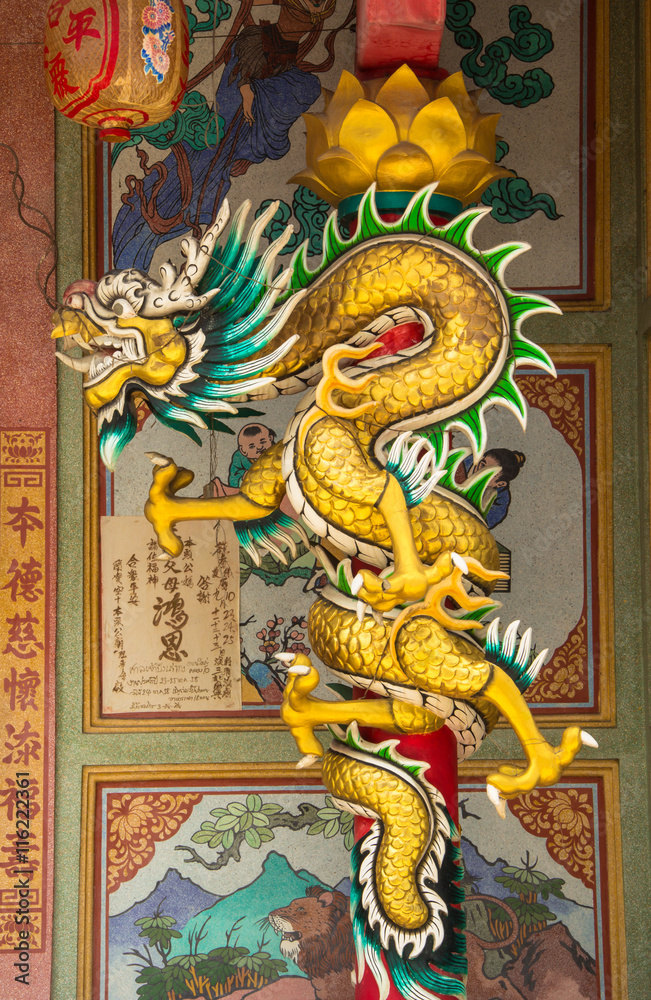Fototapeta premium golden dragon