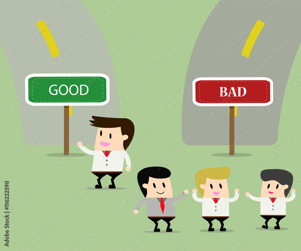 Think different.Business concept illustration. Think different.Business concept illustration.
