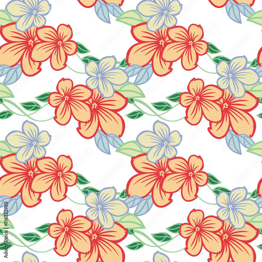 Seamless flower pattern. Beautiful background for banners, labels, posters, web, invitations, weddings, greeting cards, albums. Vector clip art. Seamless flower pattern. Beautiful background for banners, labels, posters, web, invitations, weddings, greeting cards, albums. Vector clip art.