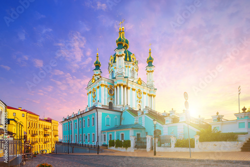 Andrew's church in Kiev. Ukraine.