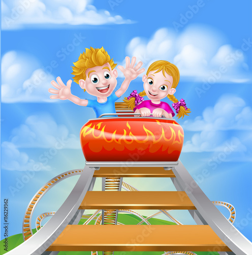 Cartoon Roller Coaster