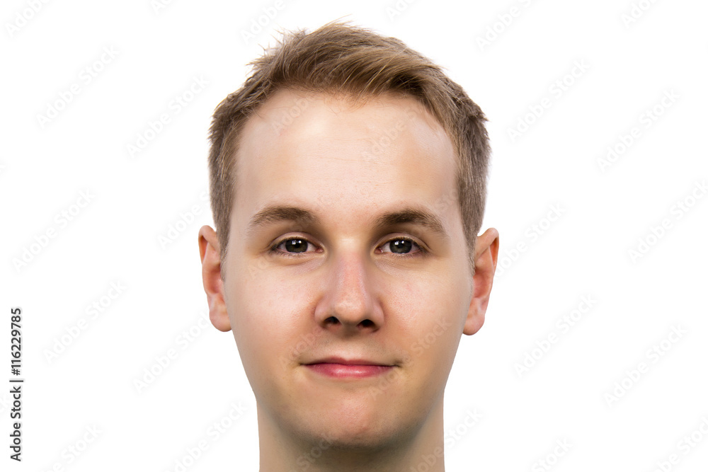 Obraz premium Freisteller Portrait junger Mann