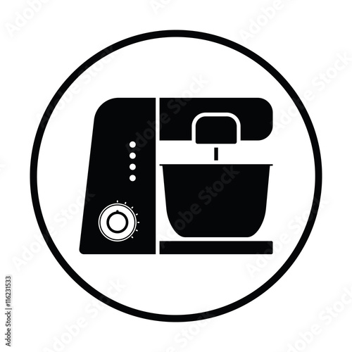 Kitchen food processor icon