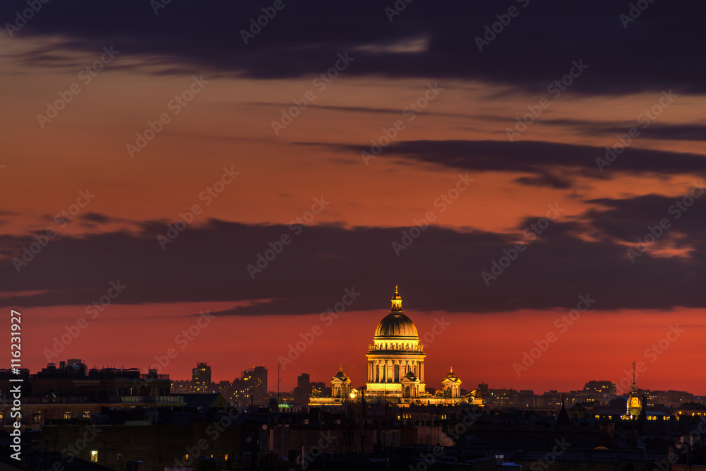 St Isaac Cathedral in Petersburg