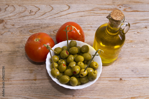 pimento stuffed olives photo