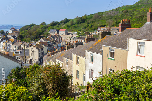 English architecture of Fortuneswell town, UK