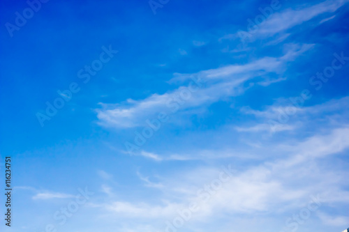 clouds in the blue sky © Copteranansak