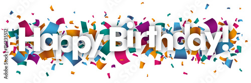 Happy Birthday Konfetti