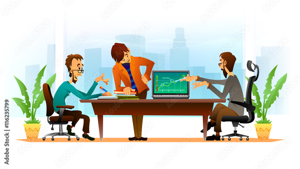 Vector teamwork Vector teamwork
