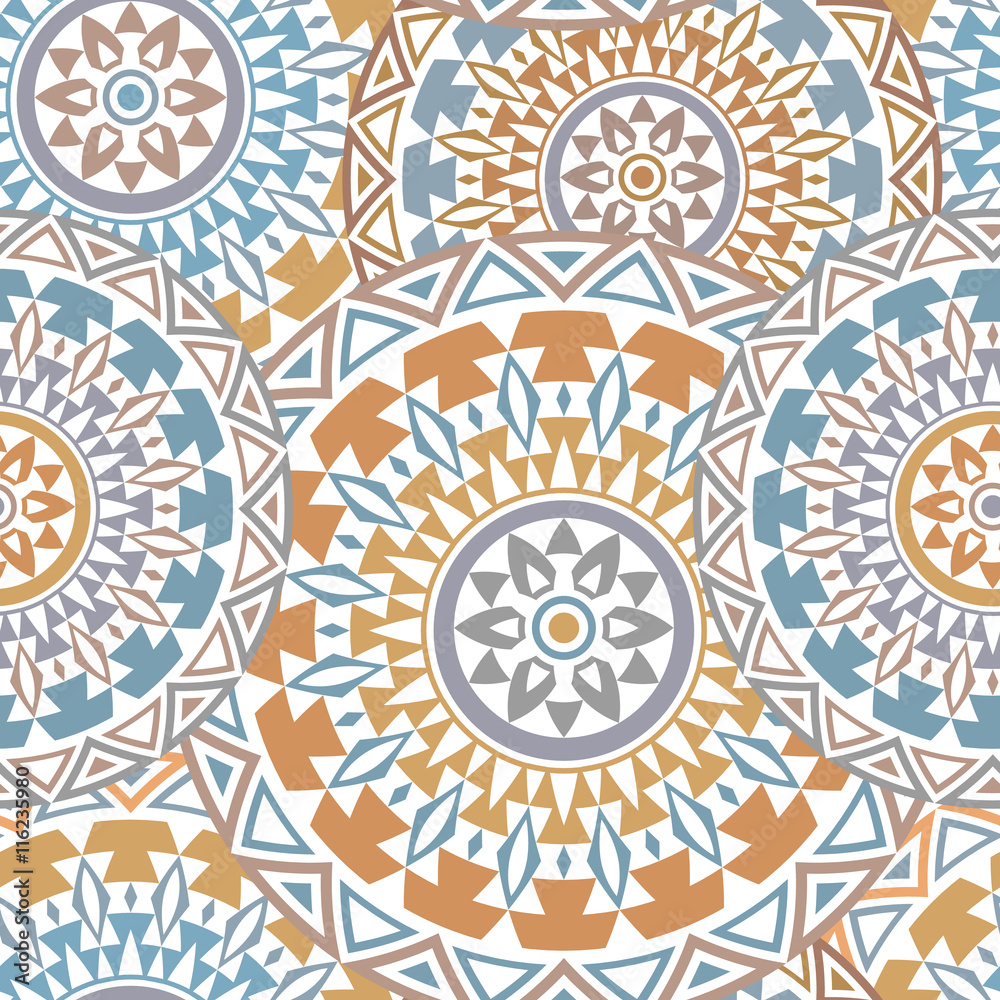 Seamless mandala pattern