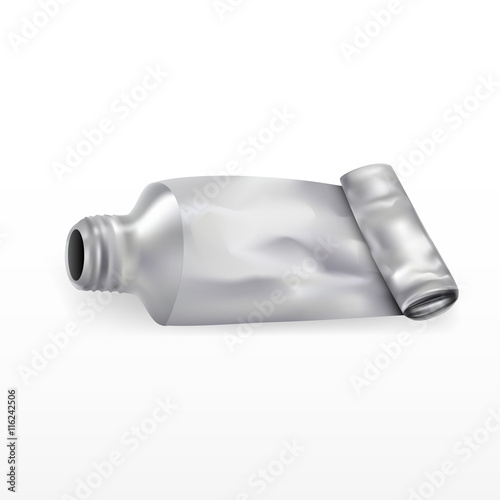 empty toothpaste tube