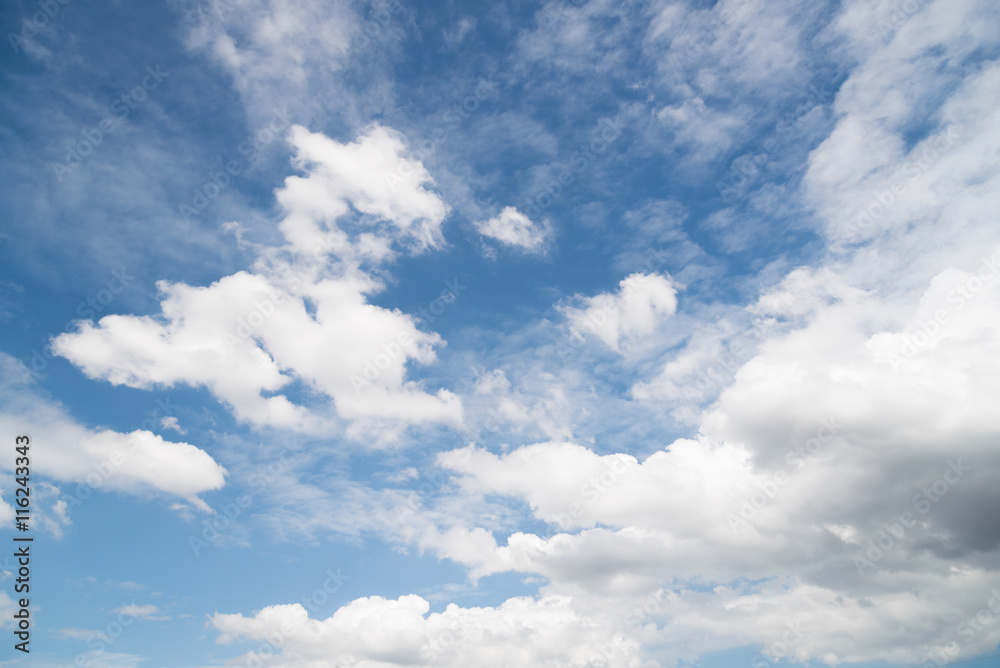 Fototapeta premium Clouds and blue sky.