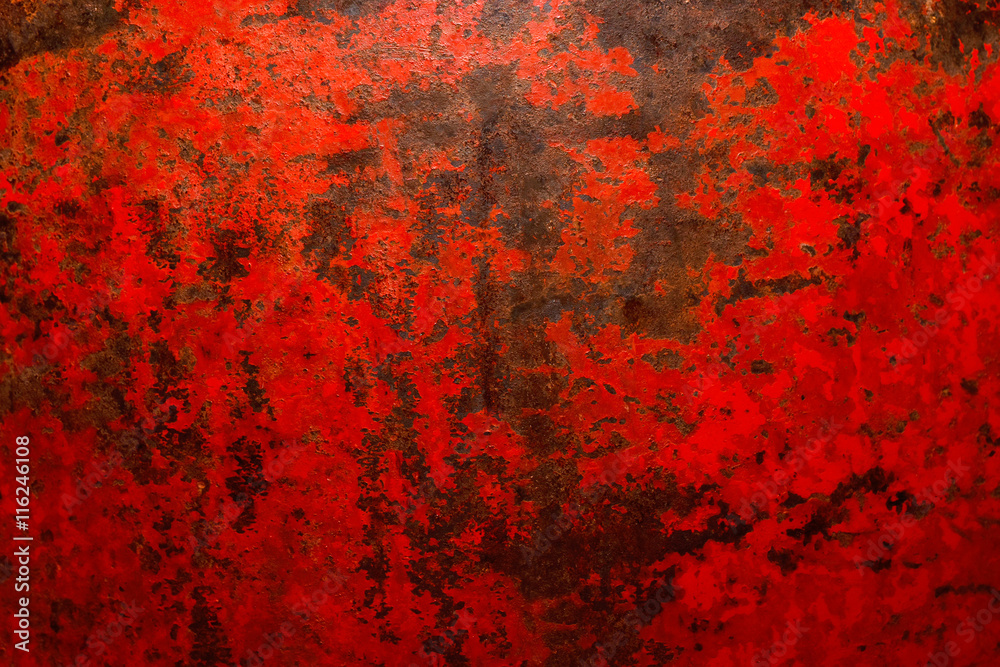 Red metal background