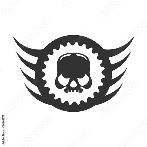 Wallpaper Mural Moto Skull Vector Logo Symbol Torontodigital.ca