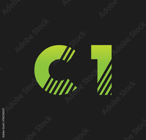 c1 initial green with strip