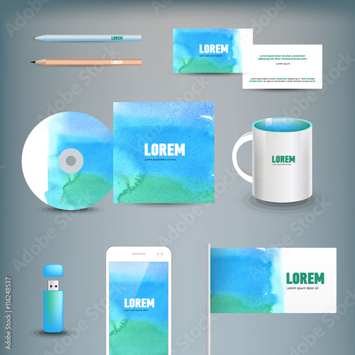 Corporate identity mock up.