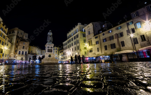 Campo de Fiori at night photo