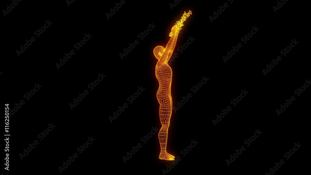 Award in Hologram Wireframe Style. Nice 3D Rendering
Award in Hologram Wireframe Style. Nice 3D Rendering