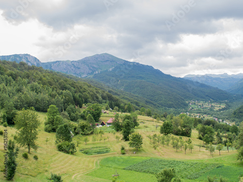 View of the village from high place