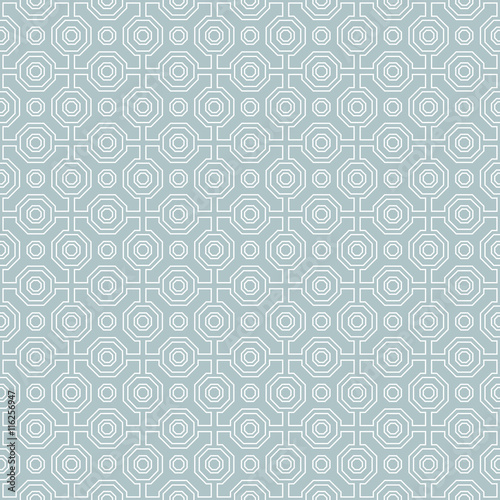 Seamless Abstract Vector Pattern With Octagons