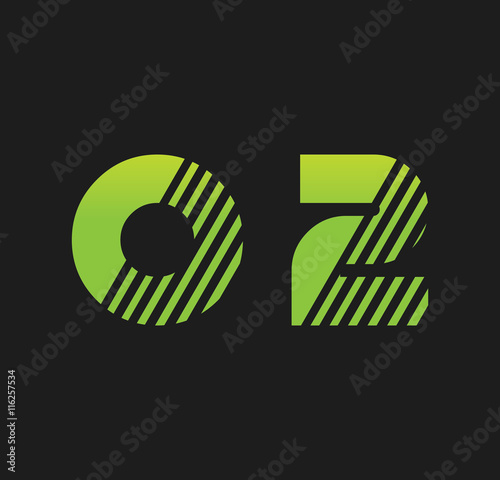 o2 initial green with strip