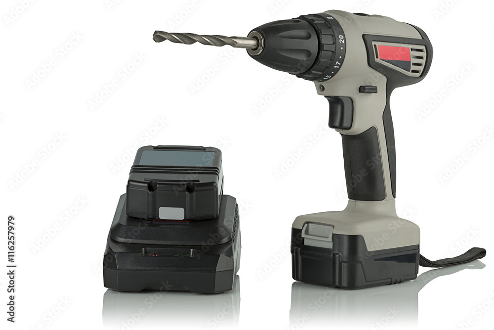 ordless drill screwdriver with drill and charger