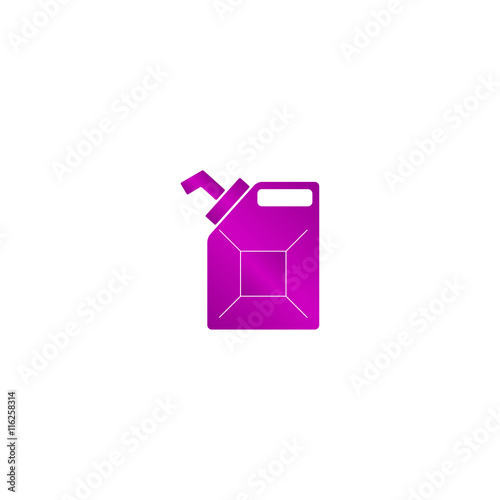 Jerrycan oil vector icon