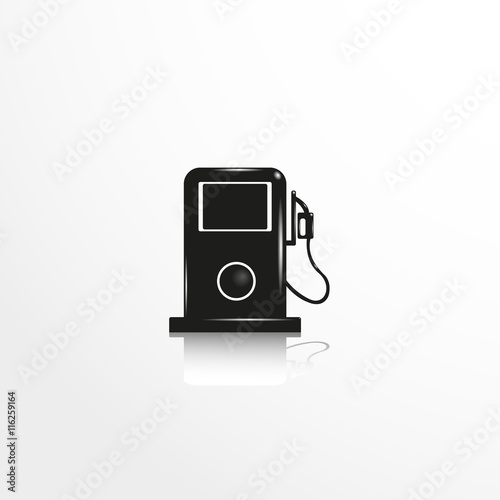 Petrol station. Vector icon.