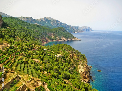 Northwest coast of Majorca, Sierra de Tramuntana, coastline photo