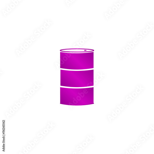 Simple icon barrels of oil.
