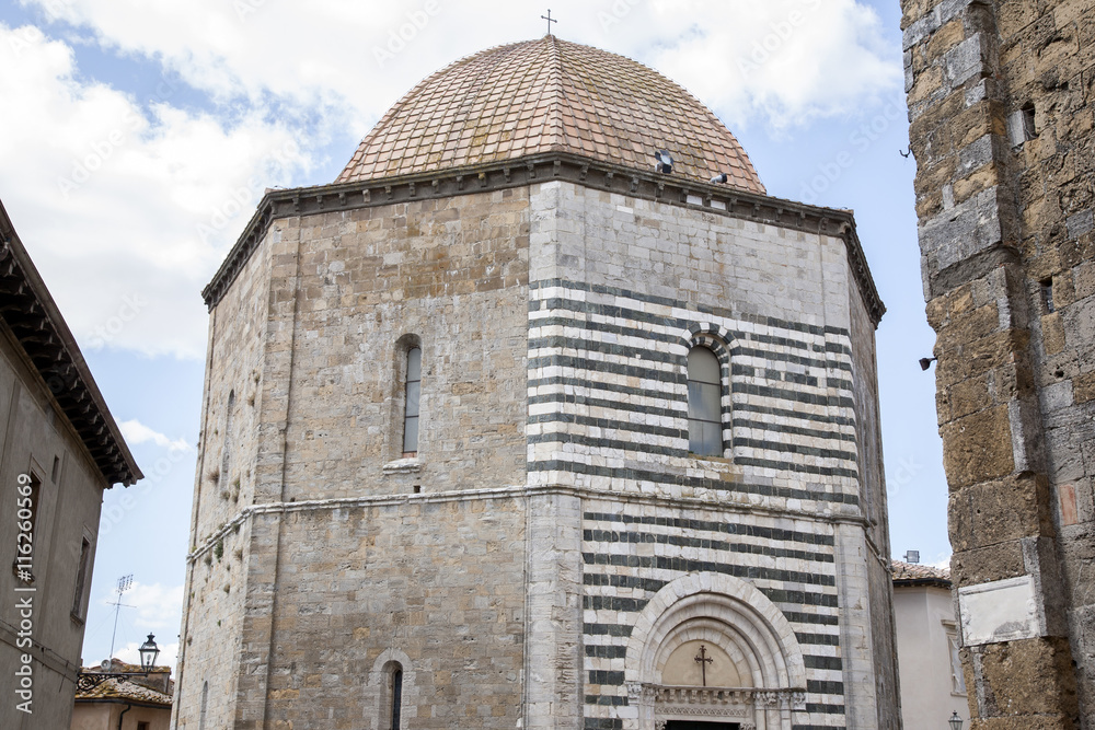 Cathedral Church Baptistery, Volterra; Tuscany