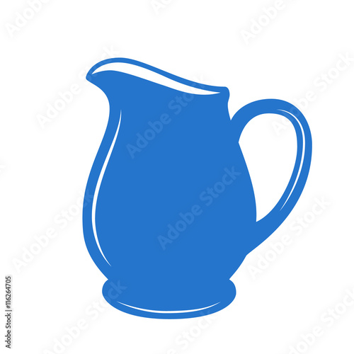 Milk jug or pitcher logo