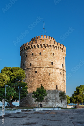 White tower of Thessaloniki, Greece.