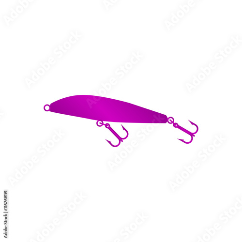 fishing wobbler. Vector concept illustration for design