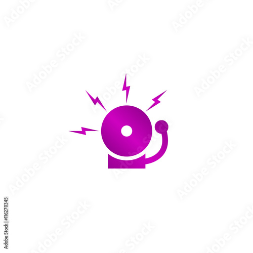 alarm bell. Modern design flat style