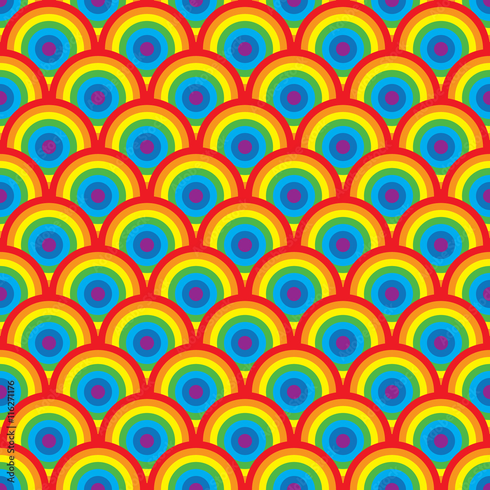 Rainbow seamless pattern Rainbow seamless pattern